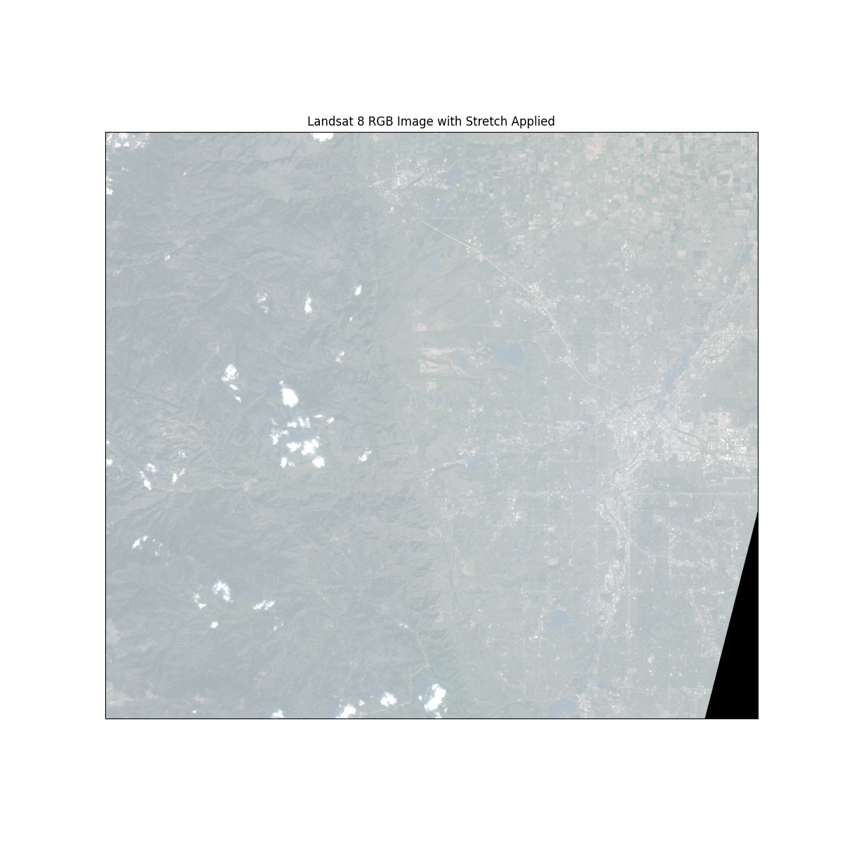 Landsat 8 RGB Image with Stretch Applied